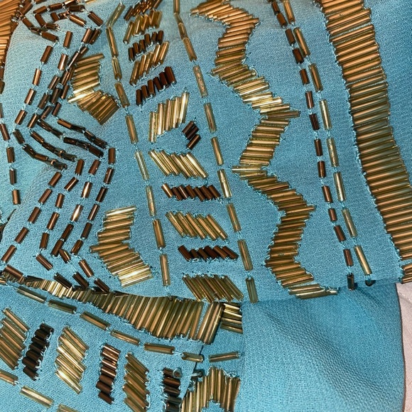 ArdenB Cold shoulder sheer beaded tunic - Picture 2 of 2